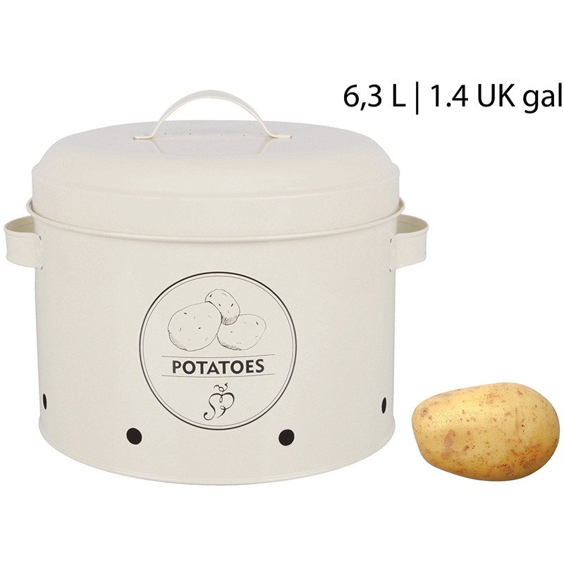 Voorraadblik aardappelen - crèmekleurig