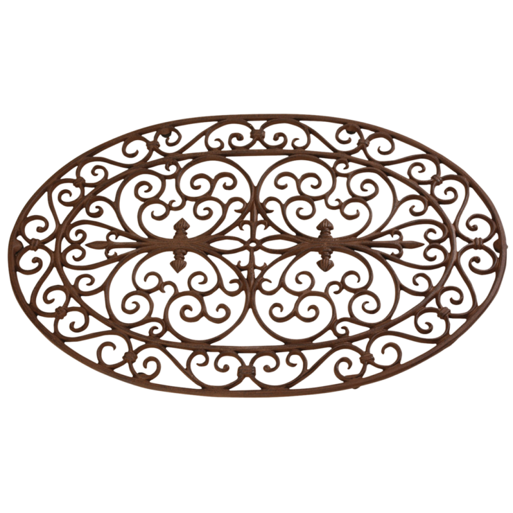 DOORMAT CAST IRON,OVAL