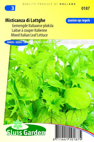 Pluksla ITALIAANSE MISTICANZA DI LATTGHE - ca 1500 z