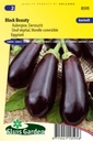 [01-000595] Aubergine of eierplant BLACK BEAUTY - ca. 135z