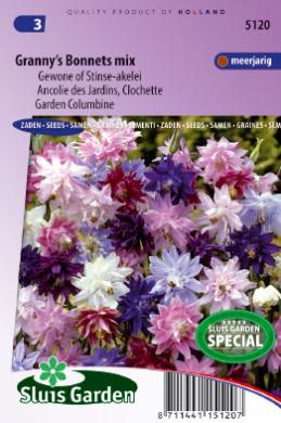 Ancolie des Jardins GRANNY'S BONNETS mix - ca 40 s