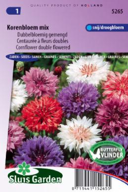 Centaurea cyanus of korenbloem dubbel gemengd - ca 220 z