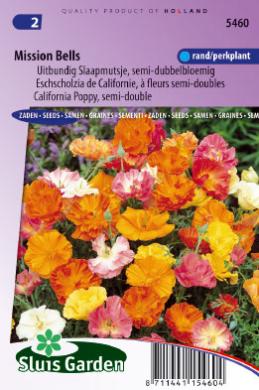 Eschscholzia californica of slaapmutsje MISSION BELLS - ca 450 z