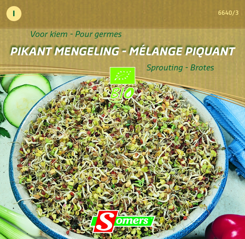 Kiemgroenten PIKANTE MENGELING - ca 50 g
