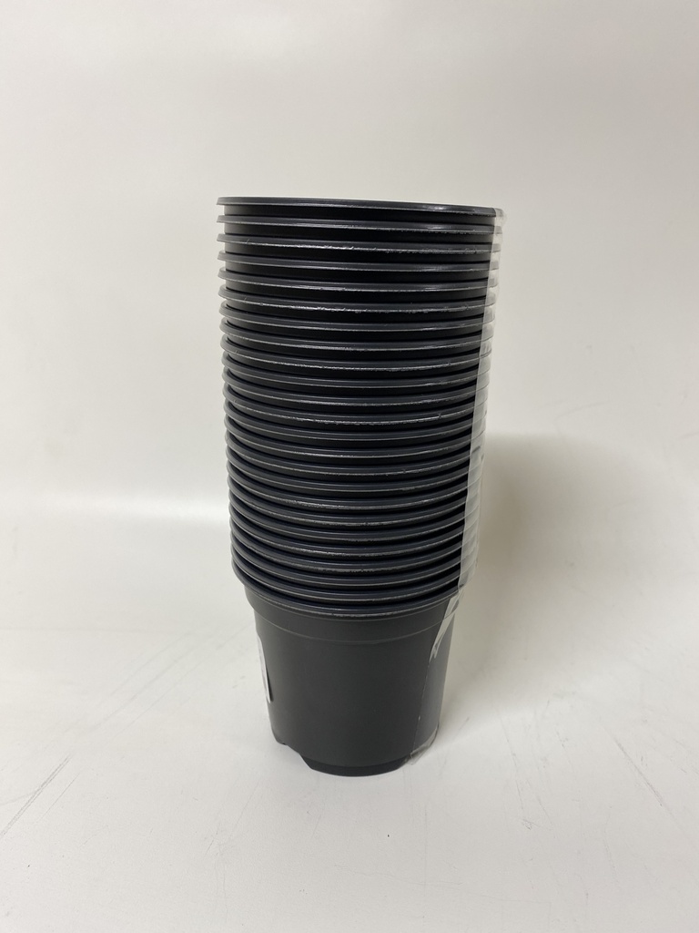 PLASTIC PLANTENPOTJES 9 CM ROND,25 ST