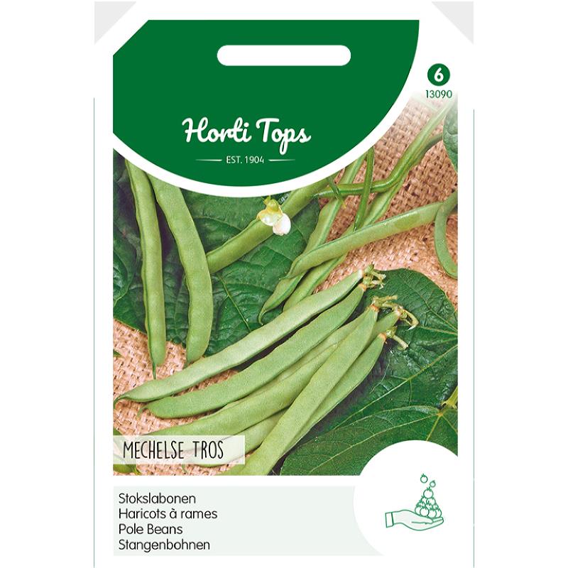 Haricots à rames - mange-tout GRAPPE DE MALINES - ca 100 g