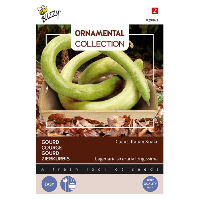 Sierkalebassen CUCUZI (Italian snake) - ca 2,5 g