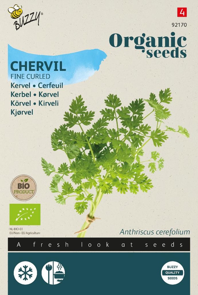 Bio - Cerfeuil FIN FRISSE - ca 1,75 g