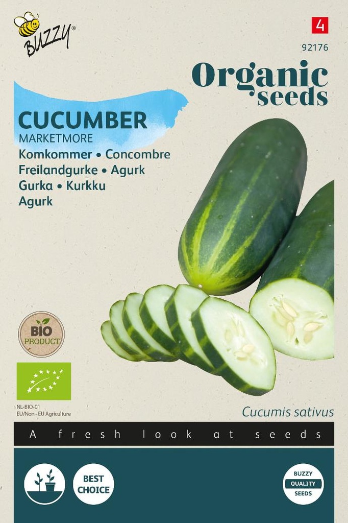 Bio - Concombre culture sous verre MARKETMORE - ca 1,5 g