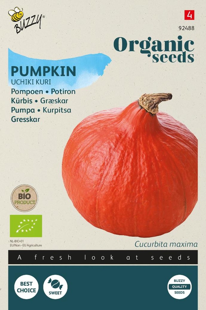 Bio - Potimarron UCHIKI KURI - ca 1,75 g