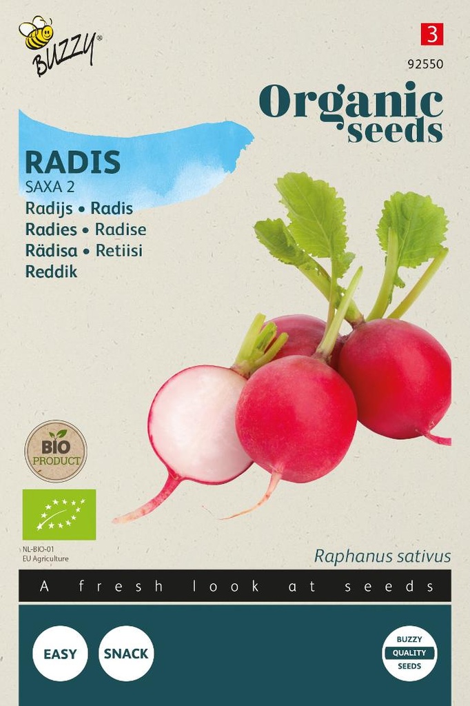 Bio - Radis SAXA 2 - ca 2,5 g