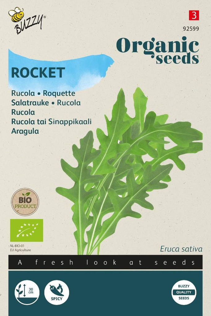 Raketsla GEWONE RUCOLA (BIO) - ca 3 g