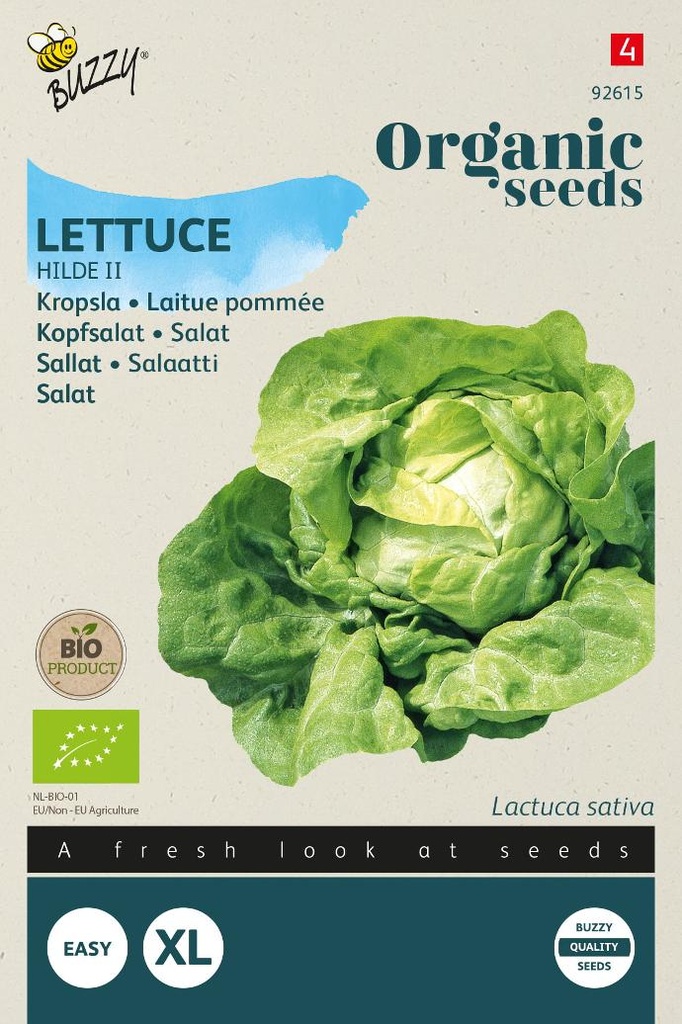 Bio - Laitue pommée HILDE II - ca 0,1 g