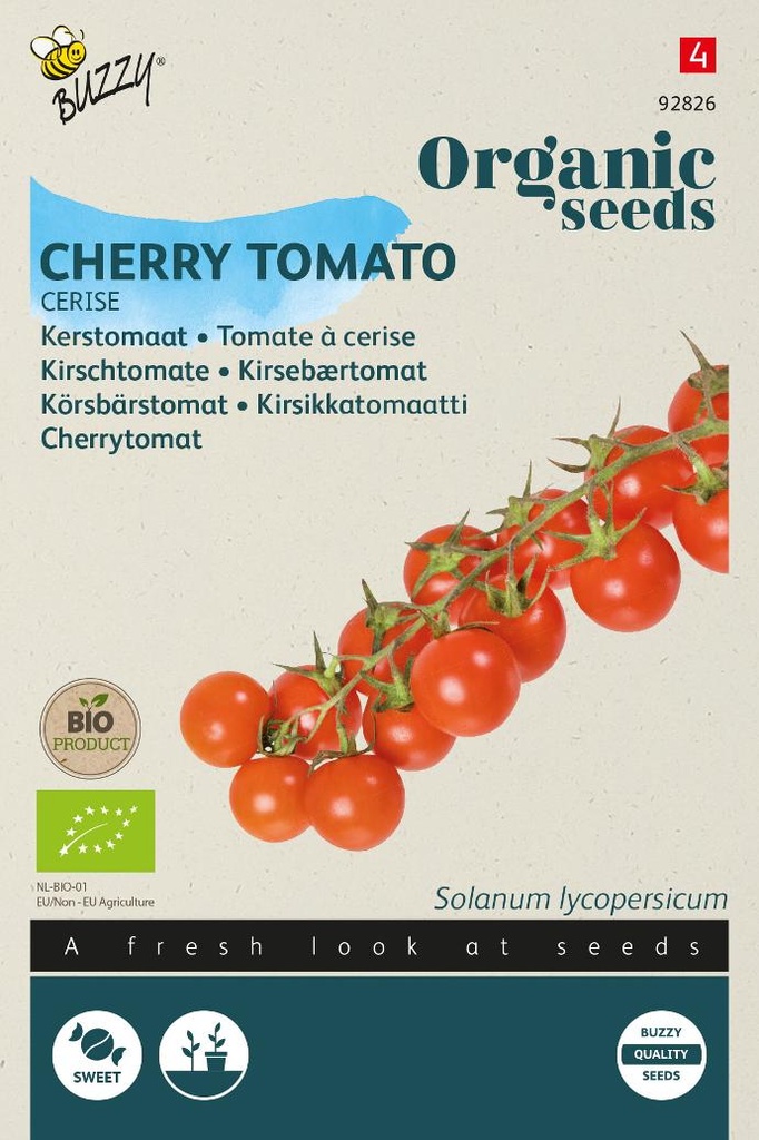 Bio - Tomates apéritif CERISE - ca 0,1 g