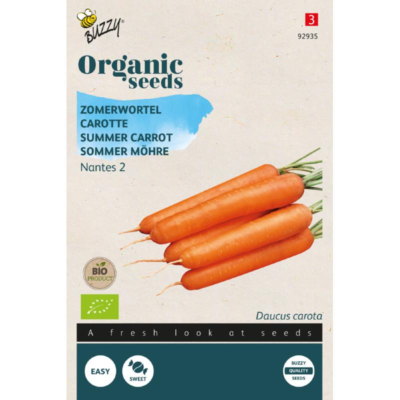 Bio wortelen NANTES 2 - ca 1,5 g