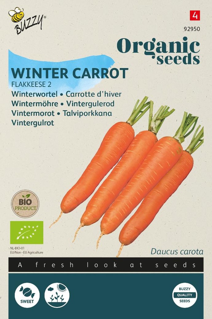 Bio - Carottes FLAKKESE 2 - ca 1,5 g
