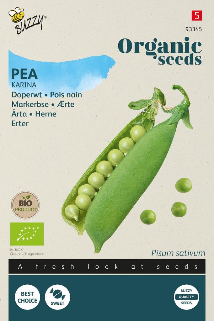 Doperwten KARINA (BIO) - ca 20 g