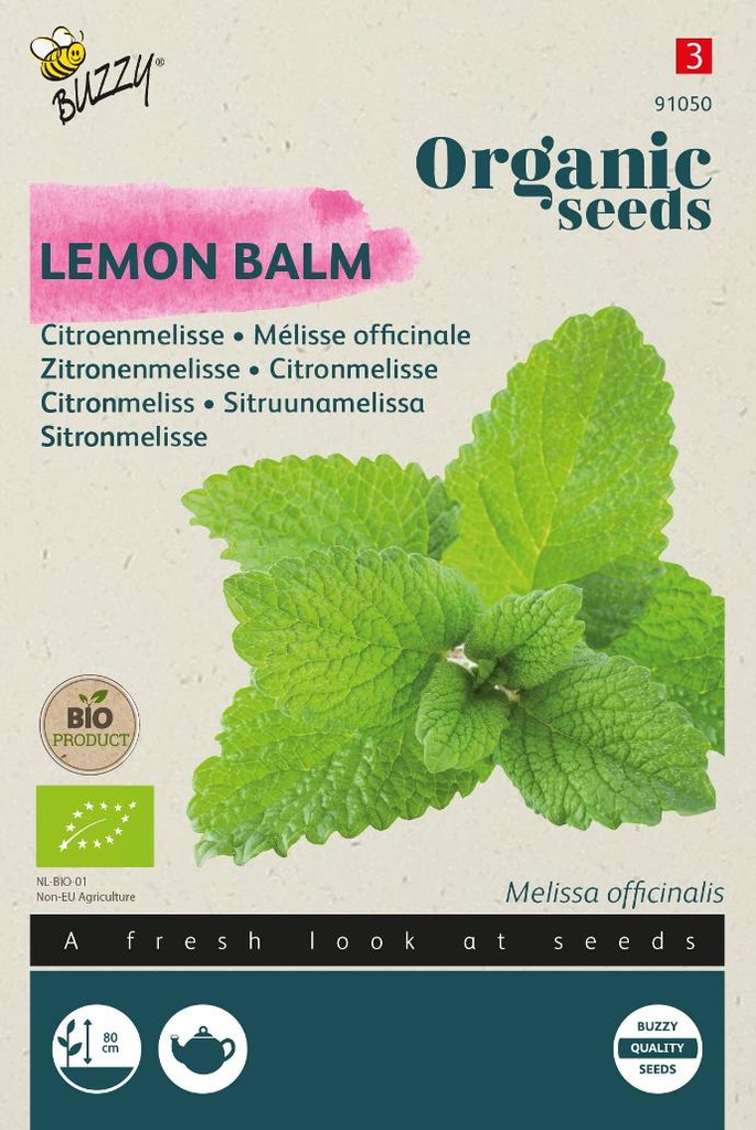Citroenmelisse LEMON BALM (BIO) - ca 0,25 g