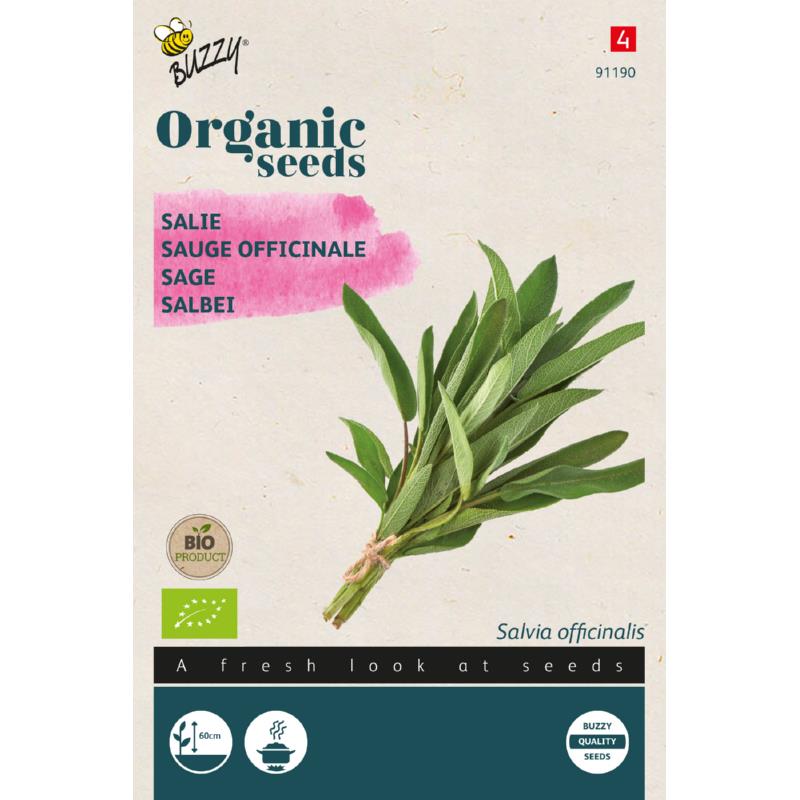 Biologische zaden,Salie organic,0,5 g