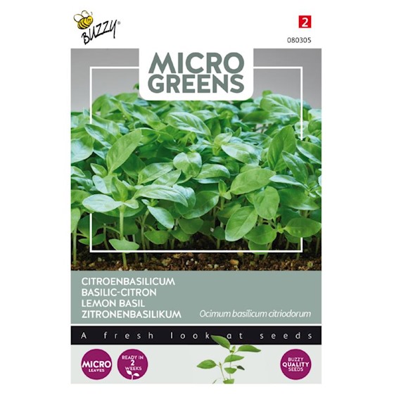 Microgreens CITROENBASILICUM - ca 1 g