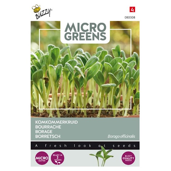 Microgreens BOURACHE - ca 8 g