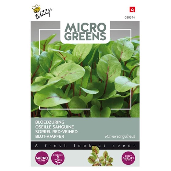 Microgreens RUMEX SANGUINEUS - ca 0,5 g