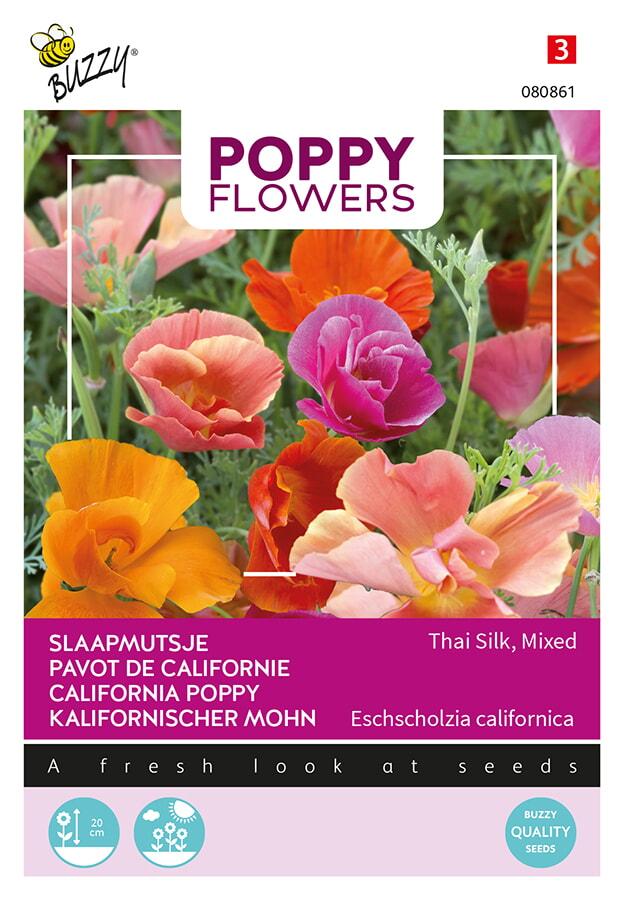 Eschscholzia californica THAI SILK mix - ca 0,1 g