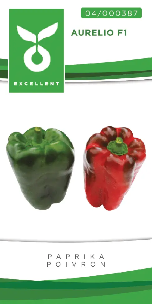 Buitenpaprika AURELIO F1 (ALCEO) - ca 15 z