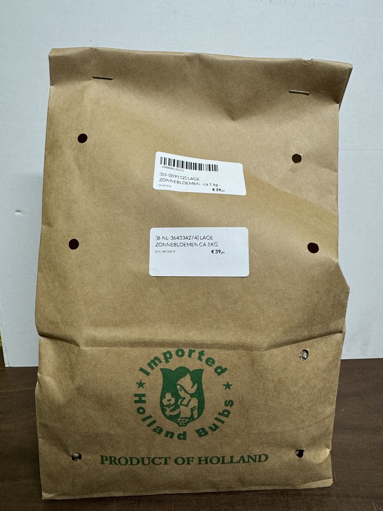 LAGE ZONNEBLOEMEN  - ca 1 kg - 750m²