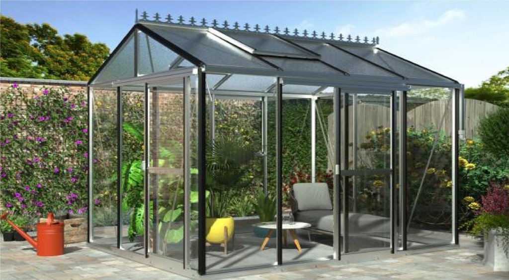 Flexi model 1 zwart/groen 2,25 x 3,00 x 2,62