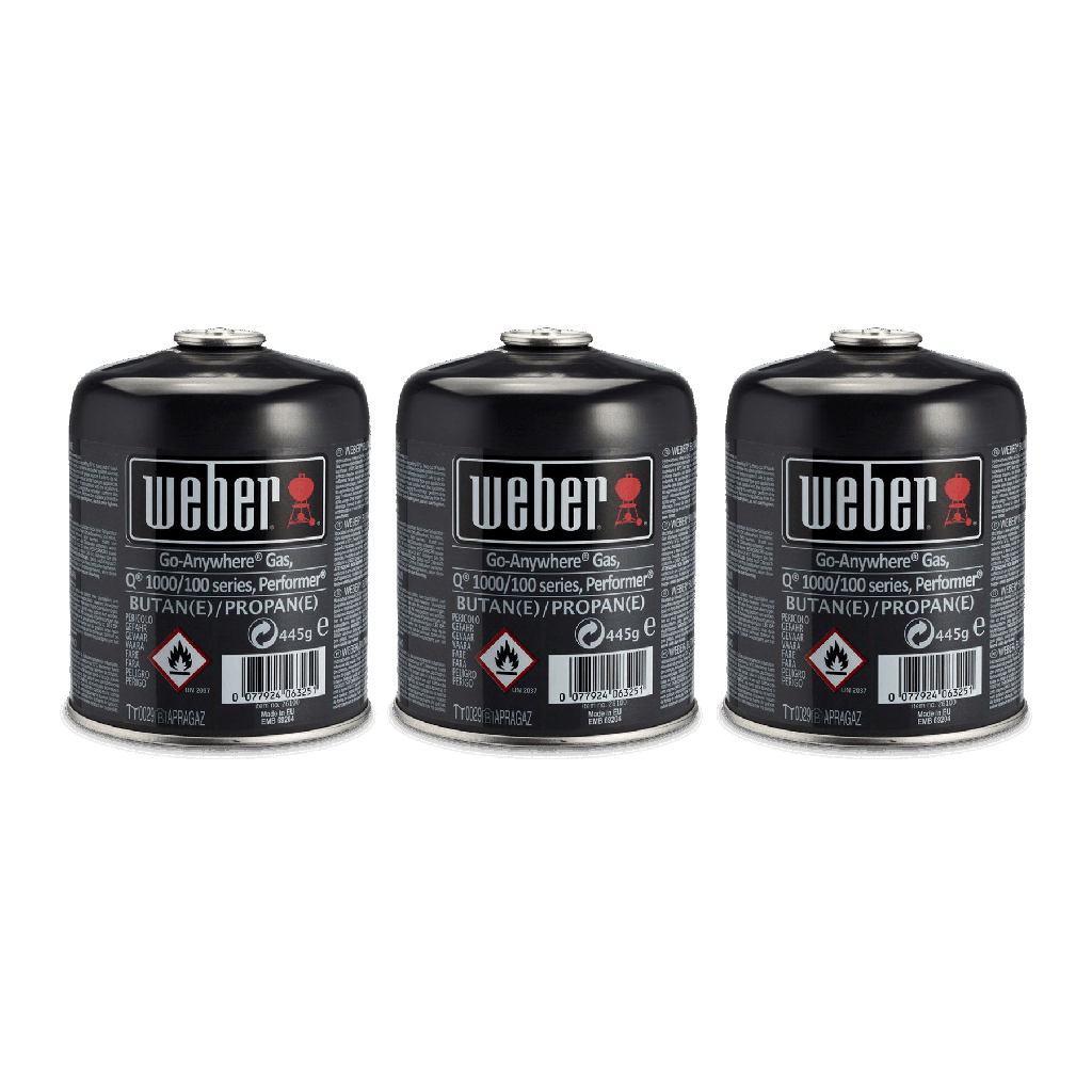 WEBER Gasflessen - 3 pc