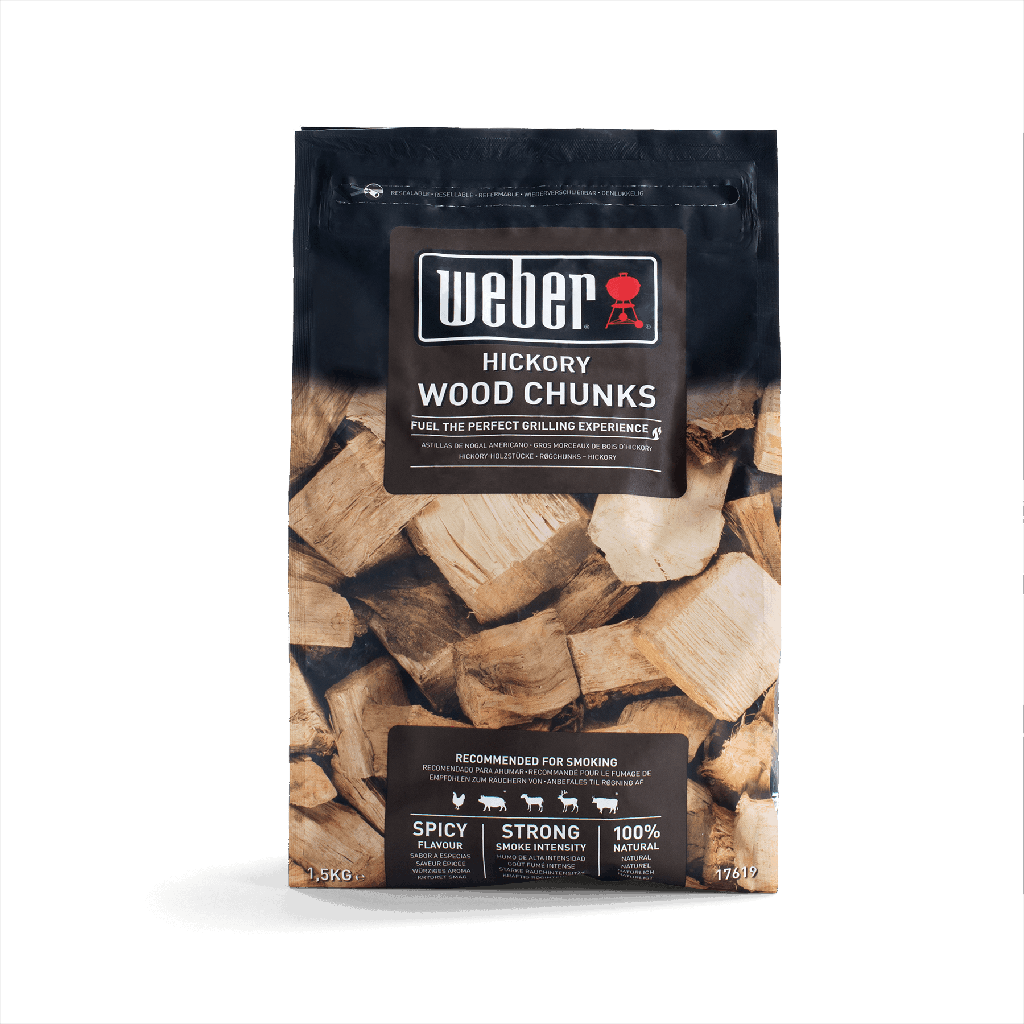 Weber - Hickory Houtblokjes - 1,5 kg
