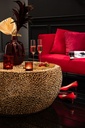T-Lichthouder Veren Glas Bordeaux Small