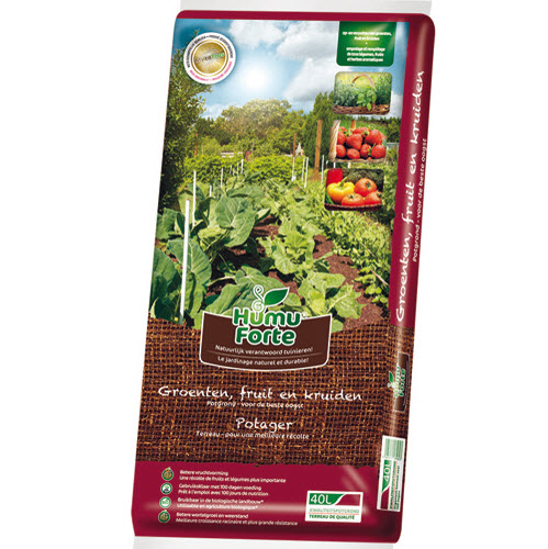 Bio - HumuForte® TERREAU POTAGER HERBES ET FRUITS - 40 L