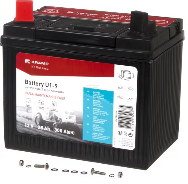 BATTERIJ U1-9 L+ 12V 28AH