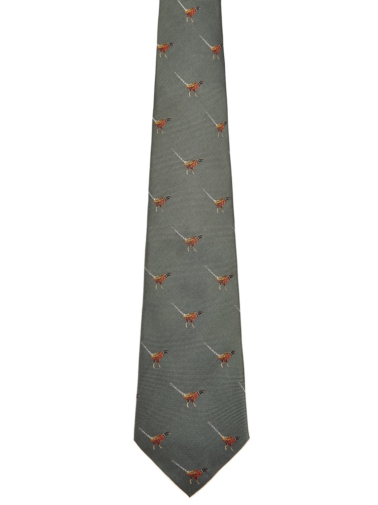 TIE SILK MADDEN OLIVE