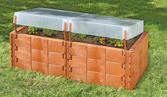 GROWBED met BESCHERMKAP