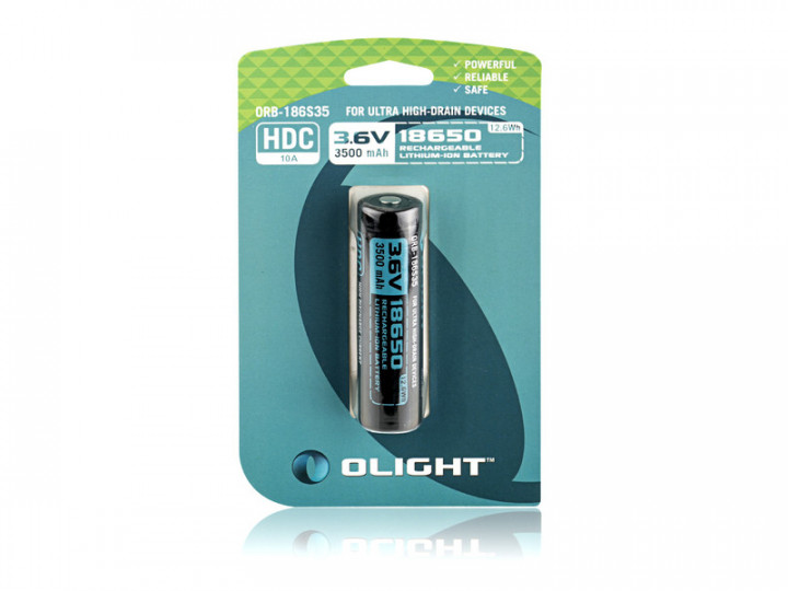 Olight 18650 - 3500mAh batterij voor M2R/X7