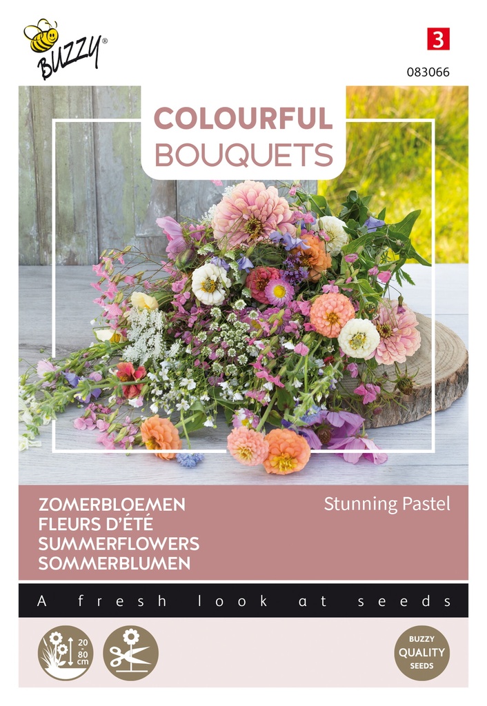 Mélange de fleurs indigènes pastel - ca 5 g