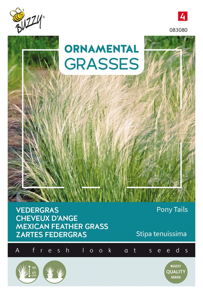 Siergrassen vedergras PONY TAILS - ca 0,1 g