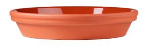 ###Onderschaal ROODSTEEN geglazuurd - 32,5 cm