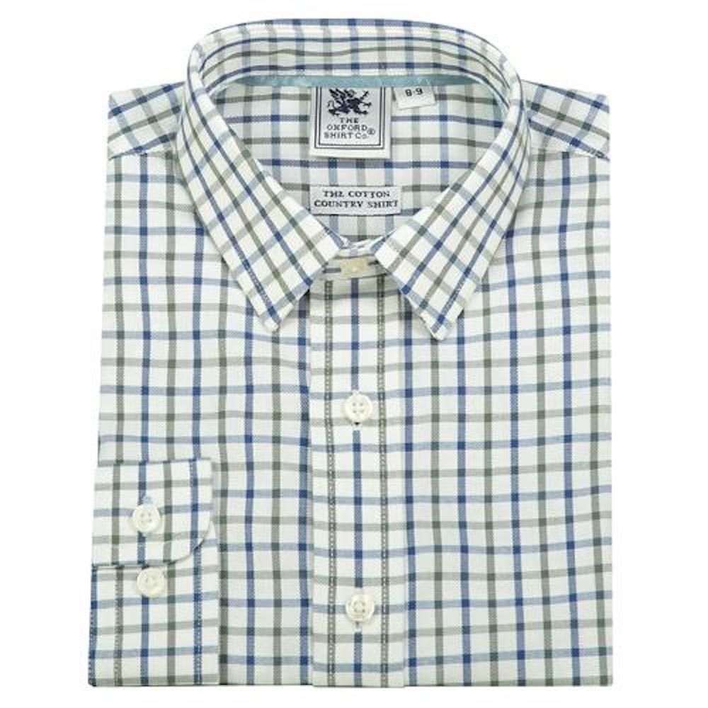 The Oxford Shirt Co. - Country green blue