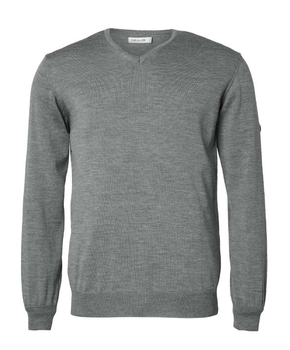 Pull Aston V-neck merino wool - Chevalier