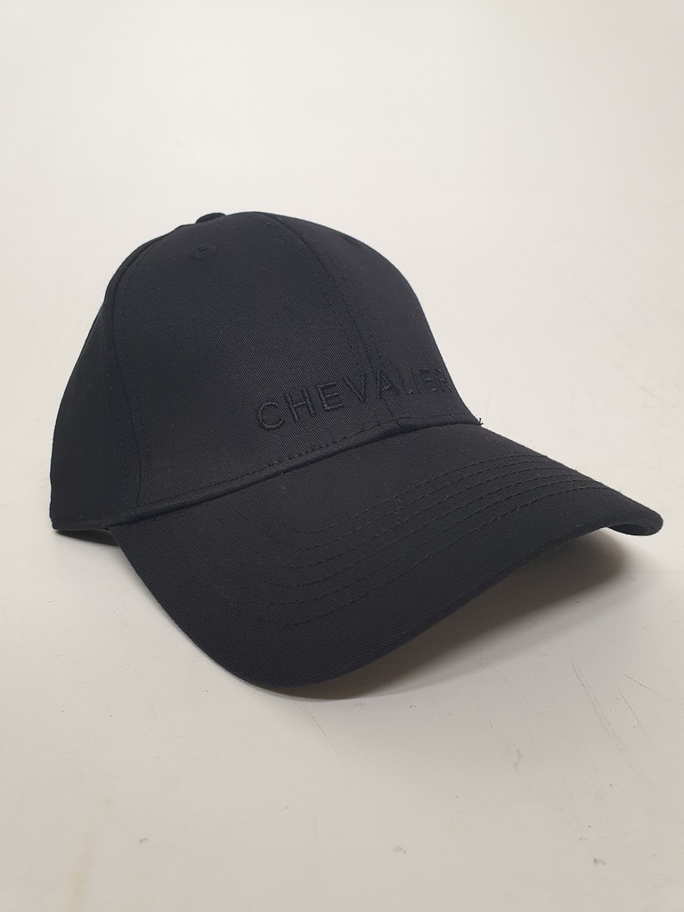 CHEVALIER Camden Cotton Cap - Black