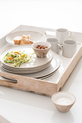 Plateau Mango Hout Wit