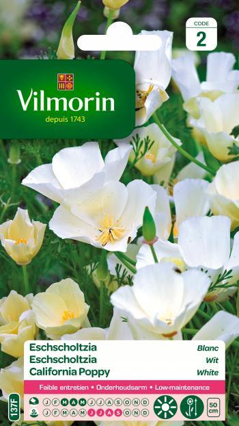 Eschscholzia californica WHITE - ca 1,5 g