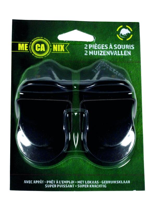 Kunststof muizenvallen - set van 2