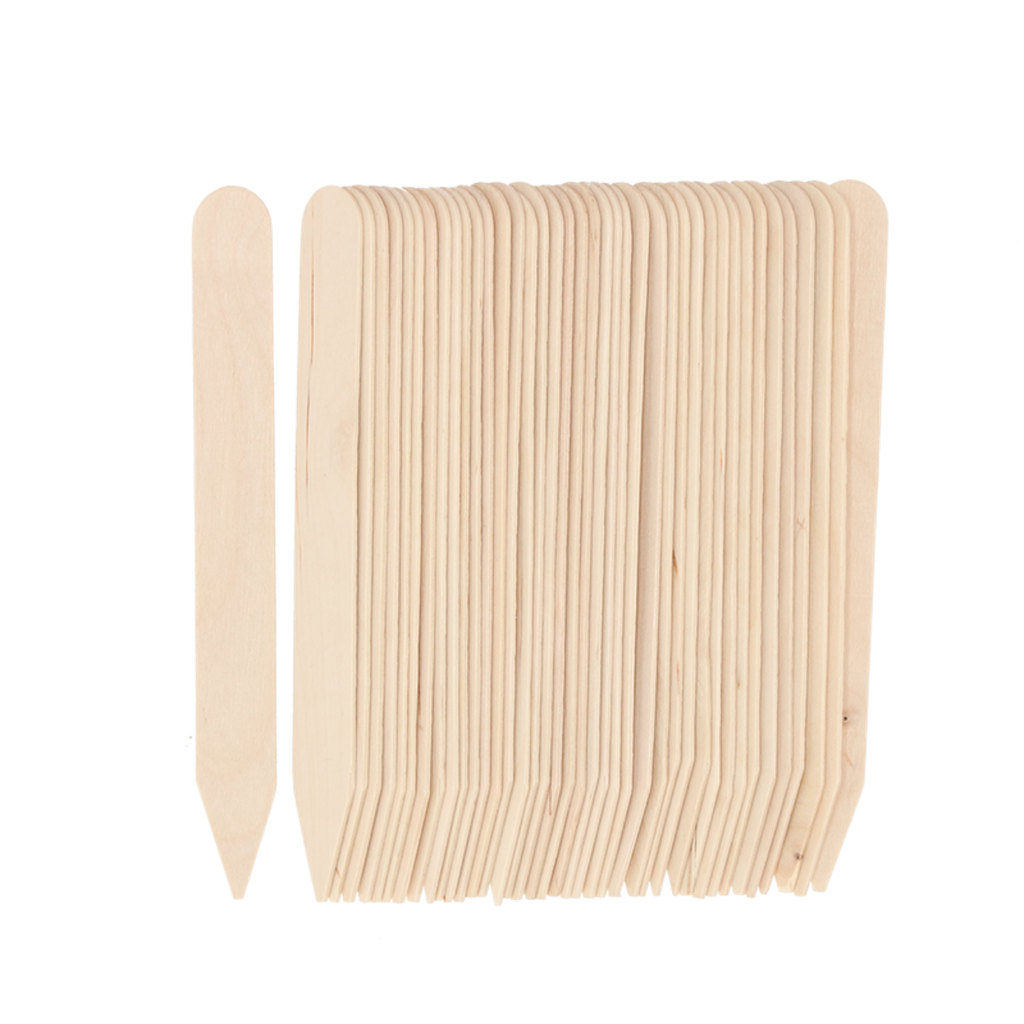 Etiquettes pour plantes en bois - ca 15 cm - 40 pc