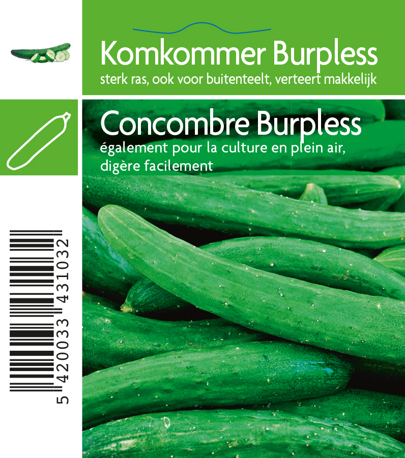 Komkommer BURPLESS TASTY GREEN F1 - 1 plantje