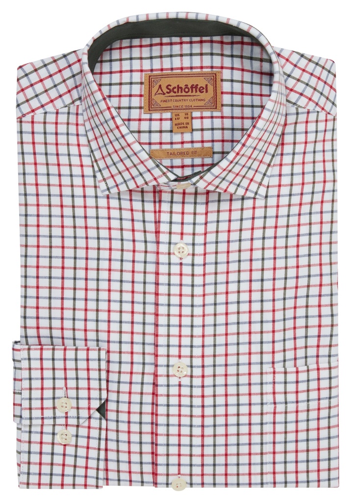 SCHOFFEL - MILTON tail. shirt